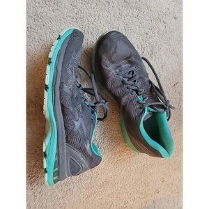 Asics Women's Sneakers in Gray and Teal